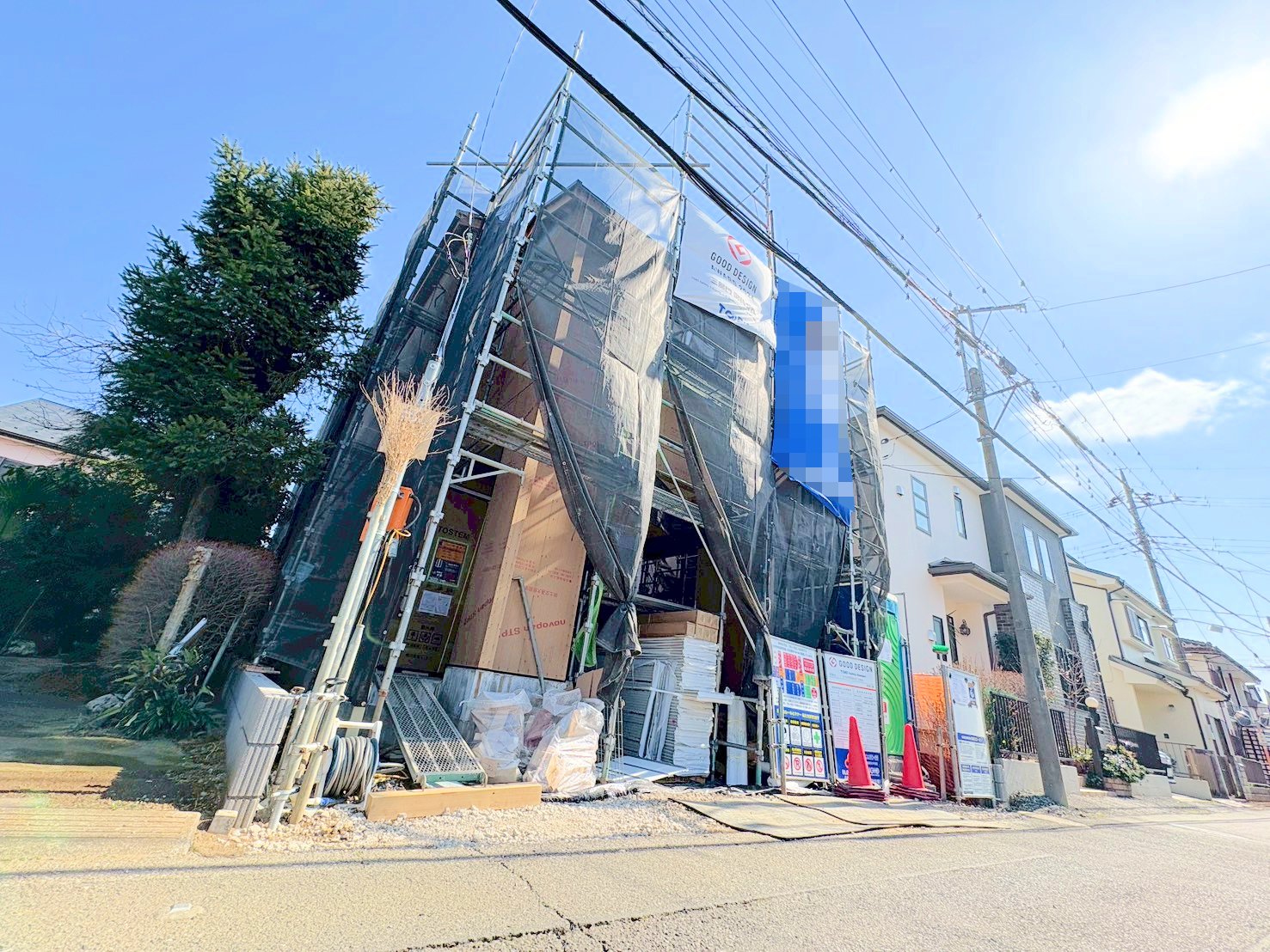 17帖超のLDKは開放感を感じられる対面キッチンを採用しました。(令和8年3月 撮影)