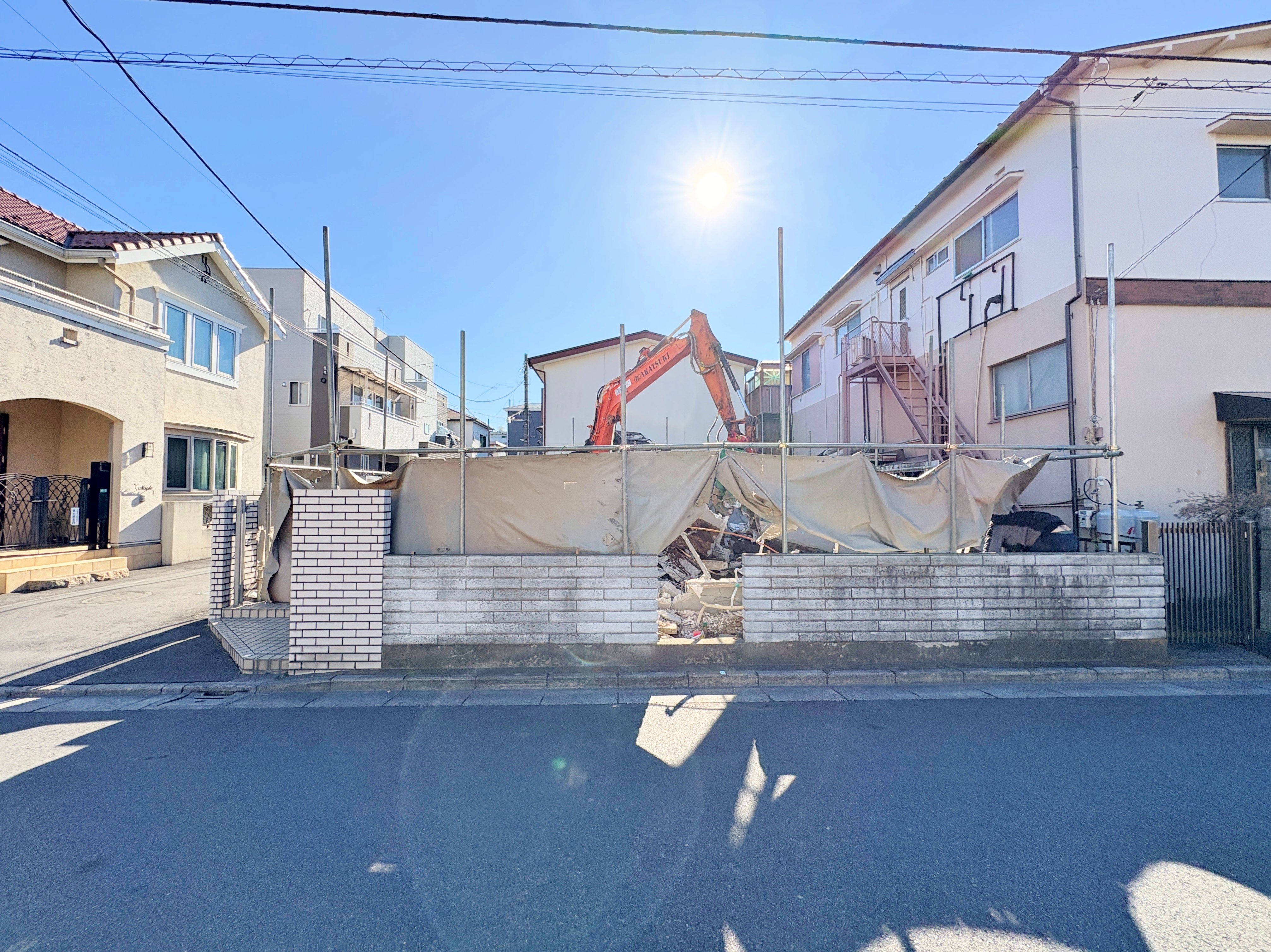 武蔵浦和駅徒歩22分、北戸田駅徒歩23分の立地。(令和8年1月 撮影)