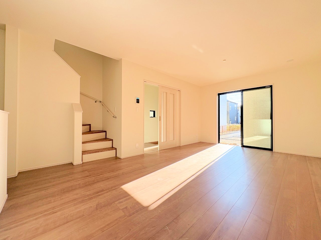 リビングイン階段は家族同士の自然なコミュニケーションが増加します。