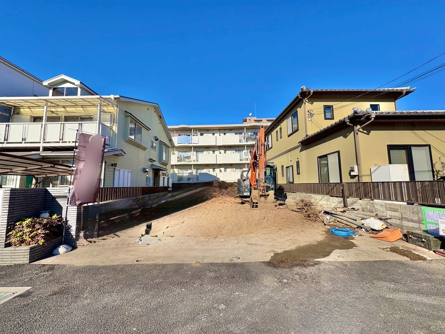 4駅徒歩圏で便利な立地。（令和7年 12月撮影）