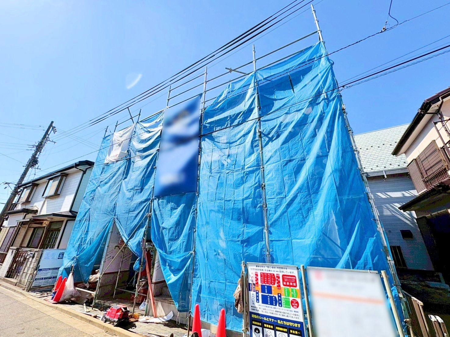 17帖超のLDKは開放感を感じられる対面キッチンを採用しました。(令和8年3月 撮影)