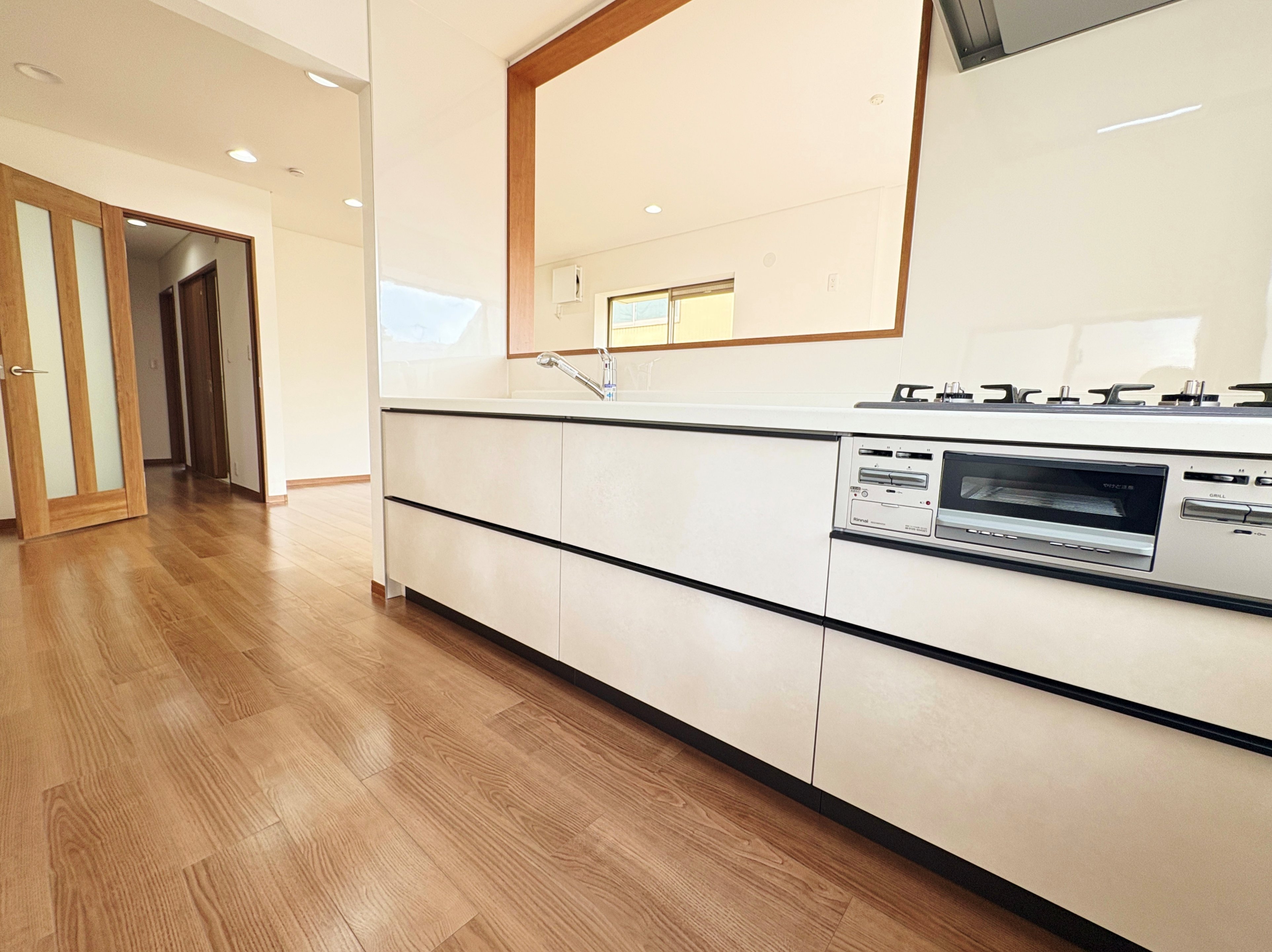 毎日の家事が楽しくなるように考え抜かれたキッチン。