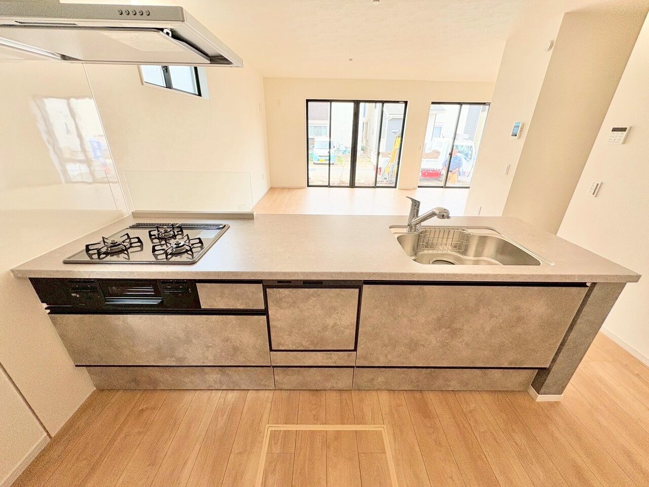 毎日の家事が楽しくなるように考え抜かれたキッチン。