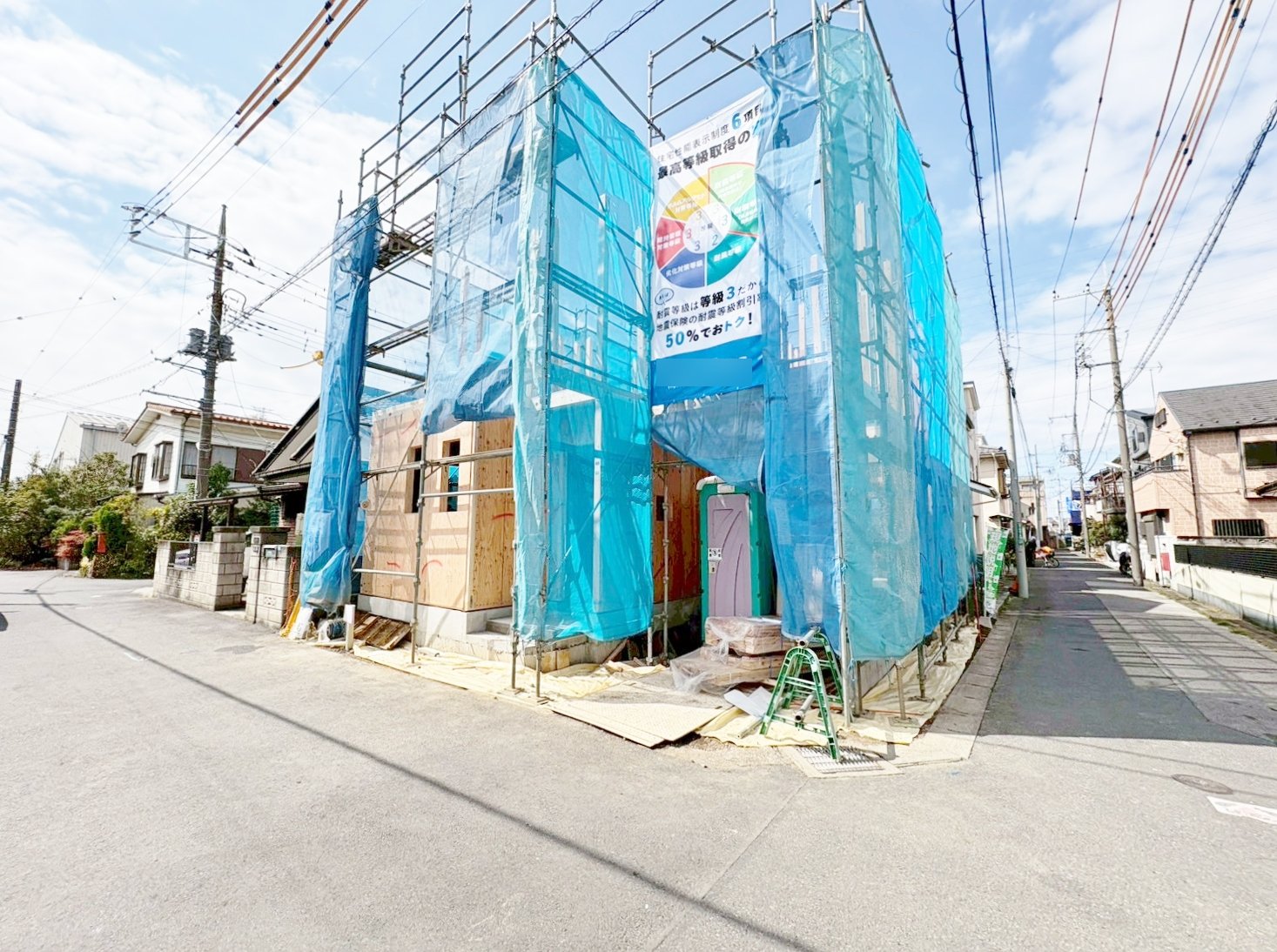 2階に水回りを集約した家事効率の良い間取り。(令和8年3月 撮影)