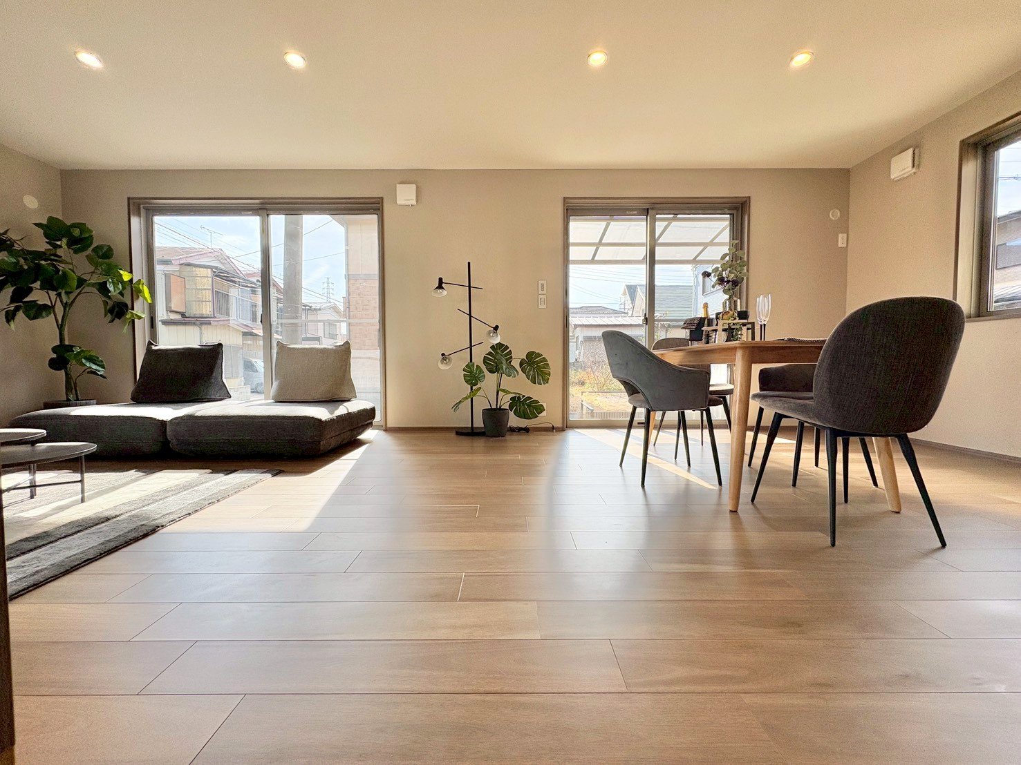 開放的なリビングでのびのびとした暮らしの実現へ。