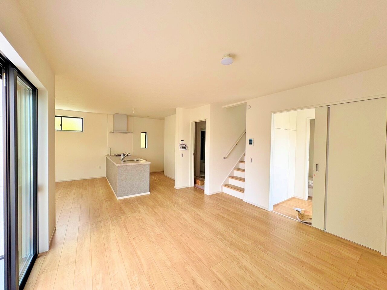 開放的なリビングでのびのびとした暮らしの実現へ。