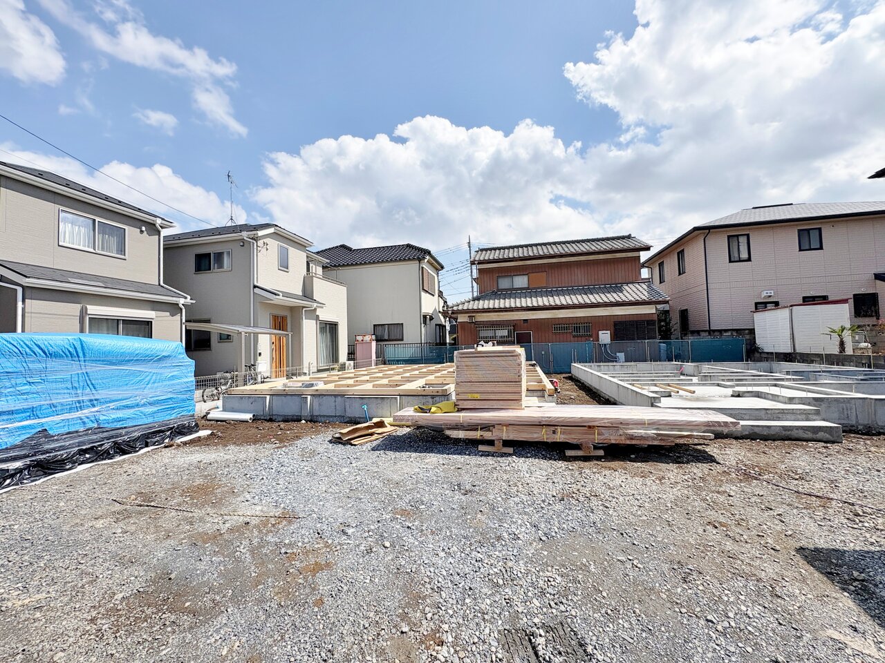 穏やかな風と陽光を導き、プライバシーに配慮された設計プラン。(令和8年3月 撮影)