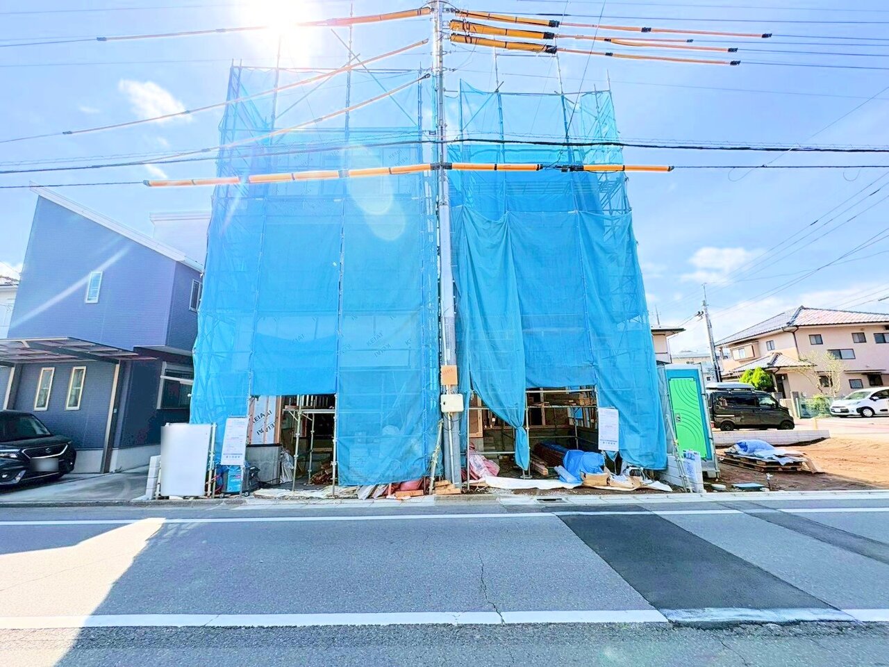 ２階に水回りを集約、家事効率の良い動線を確保しました。(令和8年4月 撮影)