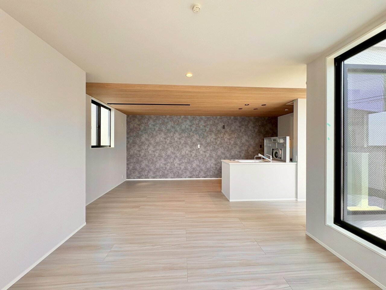 アクセントクロスで装い、お洒落な空間にこだわりました。