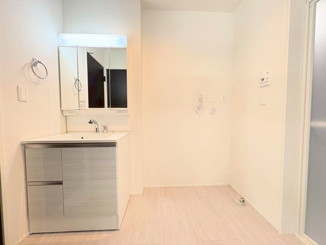 水廻りを集中させ、家事効率の良い間取りを実現しました。