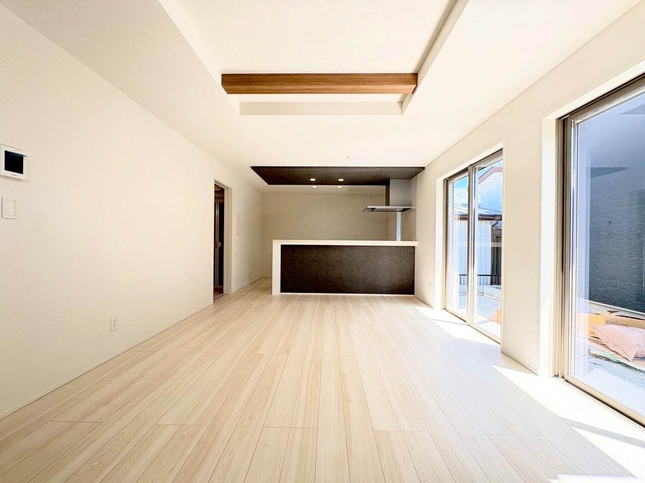 ワンフロアに水回りを集約した家事効率の良いお住まいです。