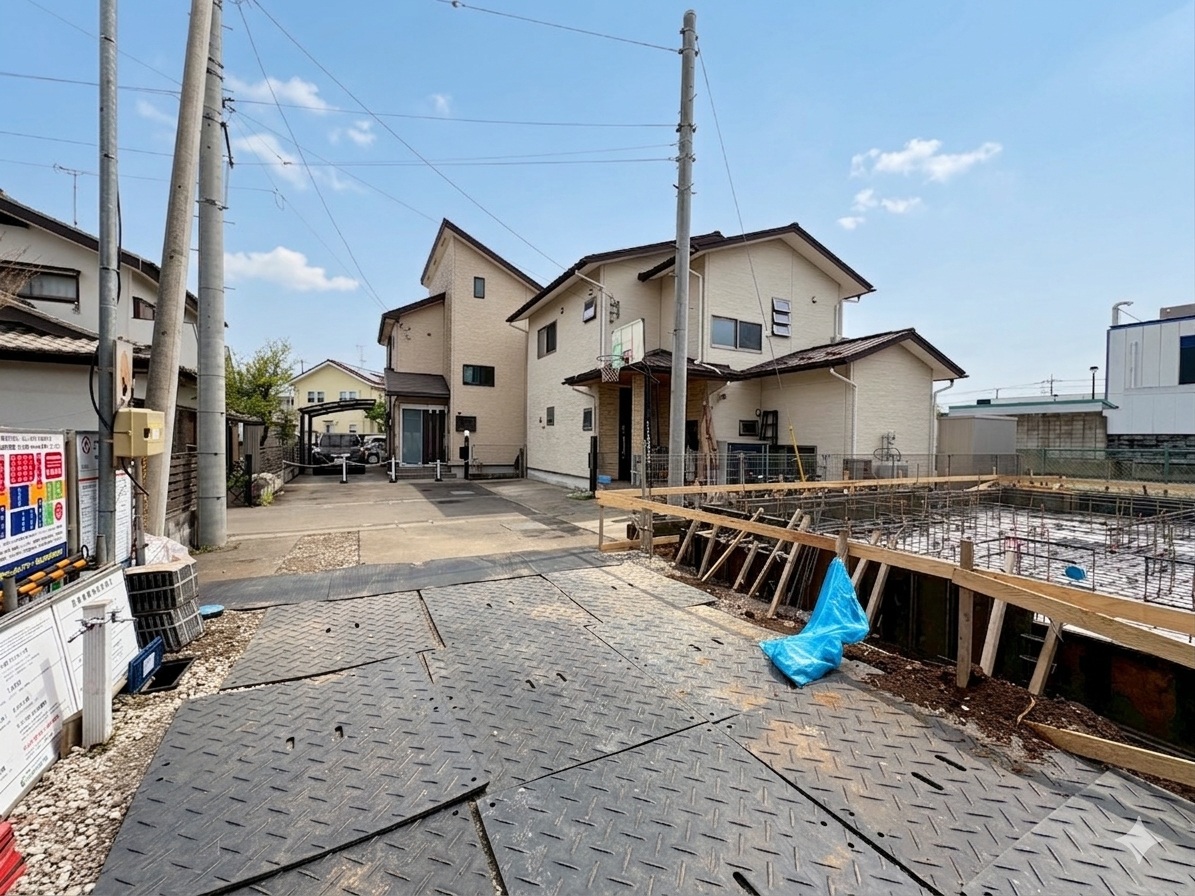 キッチンには勝手口を設け、家事動線を増やしました。(令和8年4月 撮影)