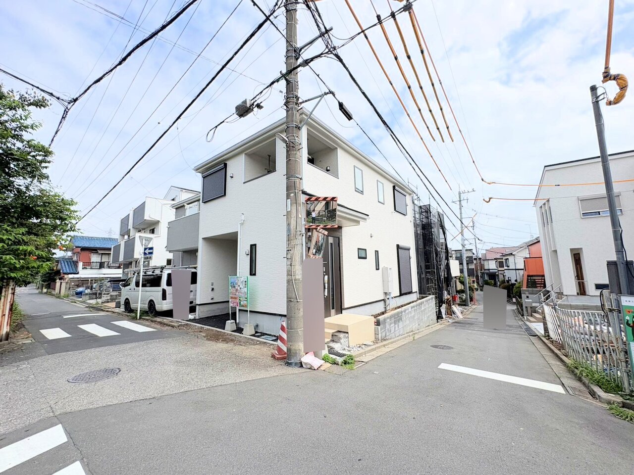 角地につき日当り、通風良好です。(令和8年8月 撮影)