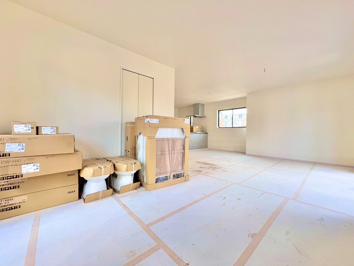 リビングイン階段は家族同士の自然なコミュニケーションが増加します。(令和8年3月 撮影)