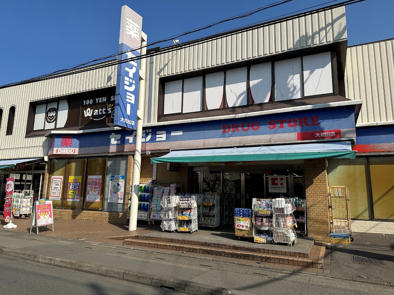 くすりのセイジョー大和田店まで約1160m