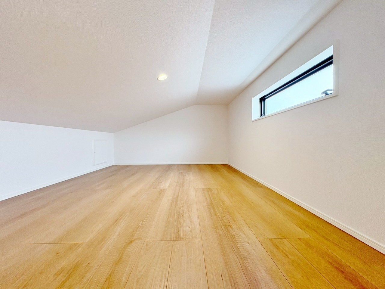 普段は使わない荷物を置いたり、多用途に使える小屋裏収納です。