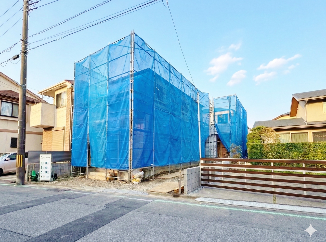 道路からの視線を意識することなく、プライバシーが守られた立地。(令和8年4月 撮影)