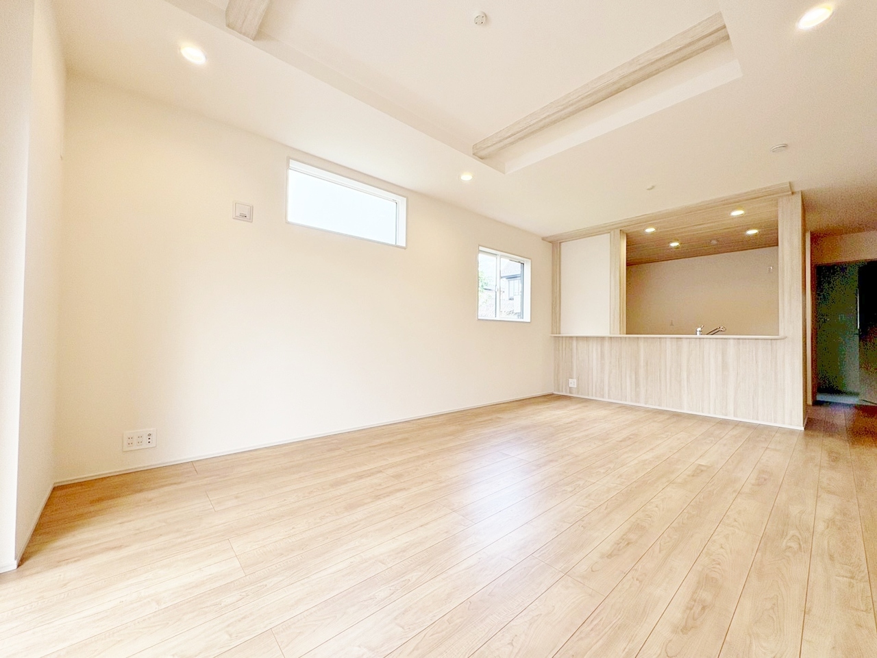 1日中爽やかな自然光が差し込み明るい住まい。