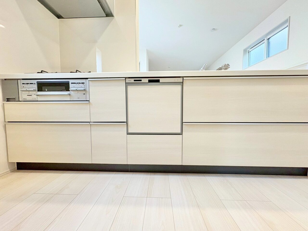 毎日の家事が楽しくなるように考え抜かれたキッチン。