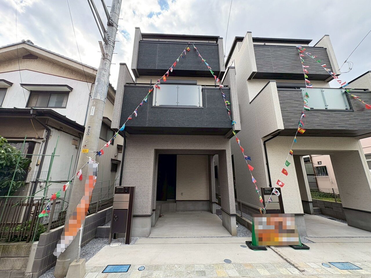 【1号棟】洗練されたデザインの外観が街並みに彩りを演出します。