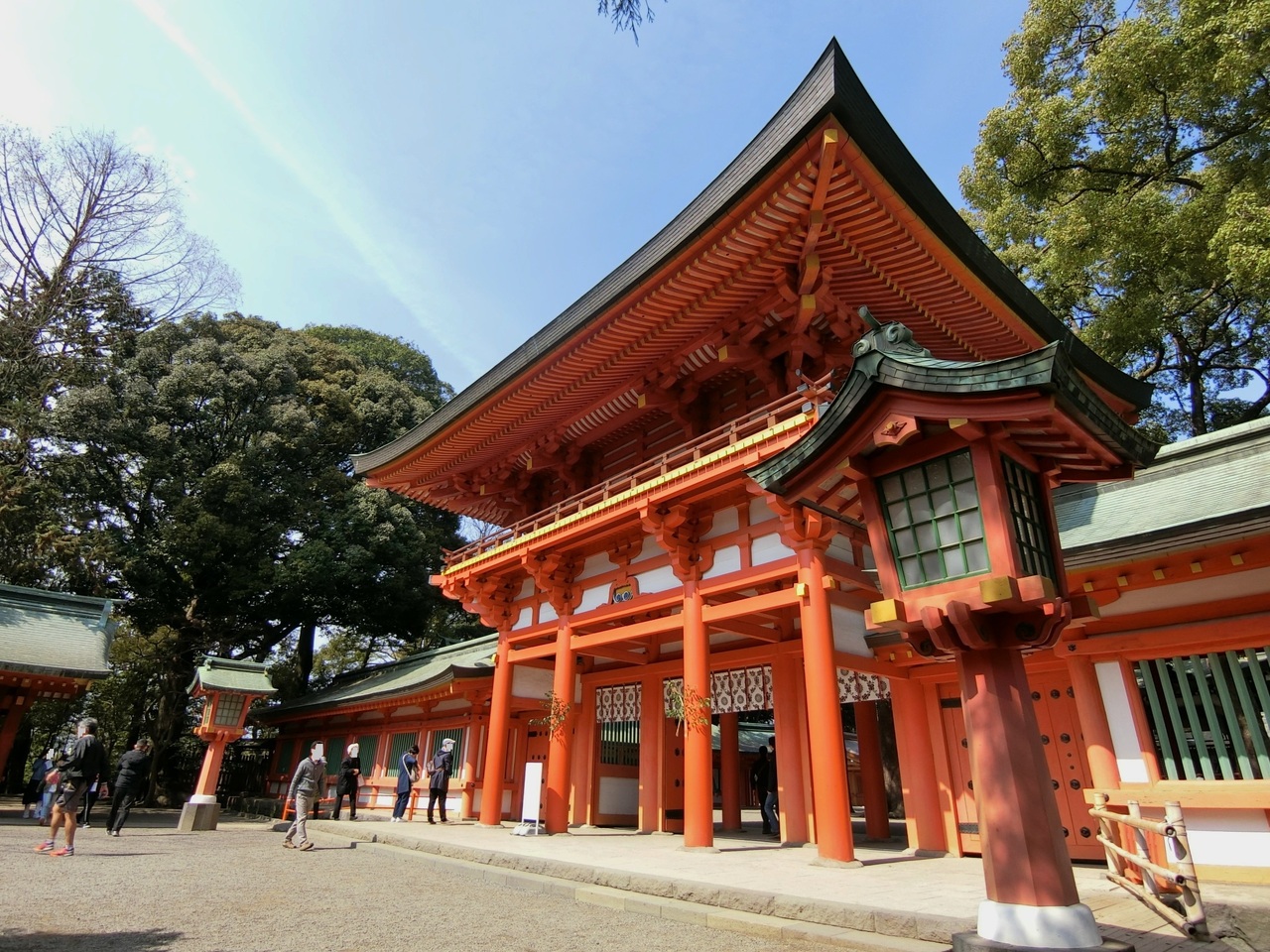 氷川神社 三の鳥居まで約500m