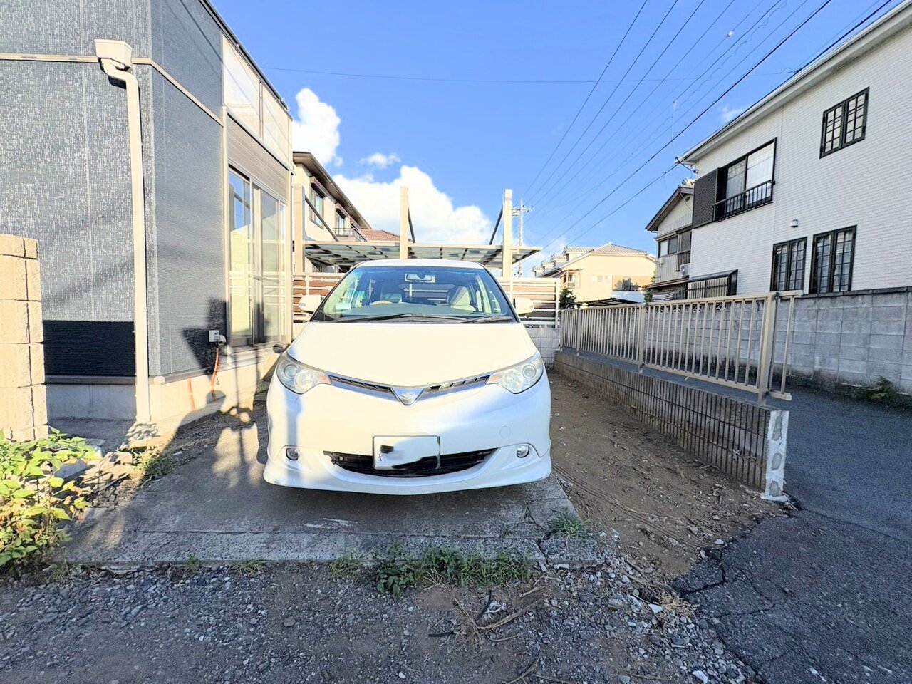 敷地面積は広々４６坪以上のゆとりある4LDK。(令和8年8月撮影)