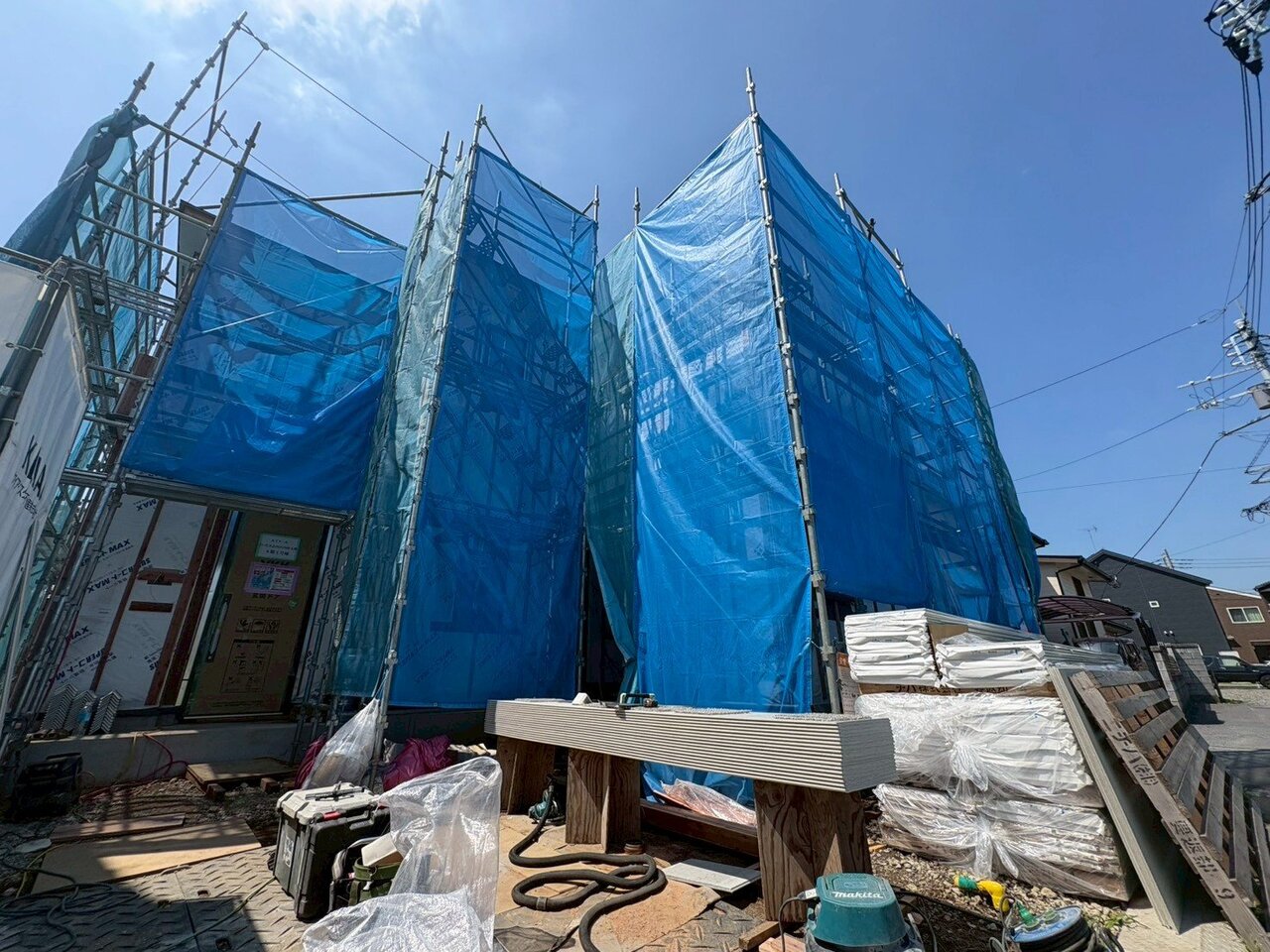 水廻りを集中させ家事効率の良い間取りです。(令和8年7月 撮影)
