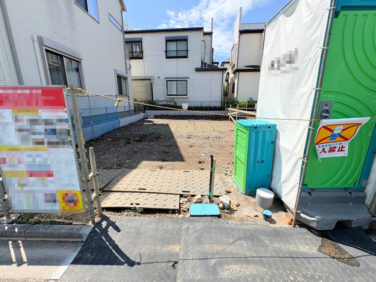 【5号棟】南鳩ヶ谷駅まで徒歩10分の立地です。(令和8年7月撮影)