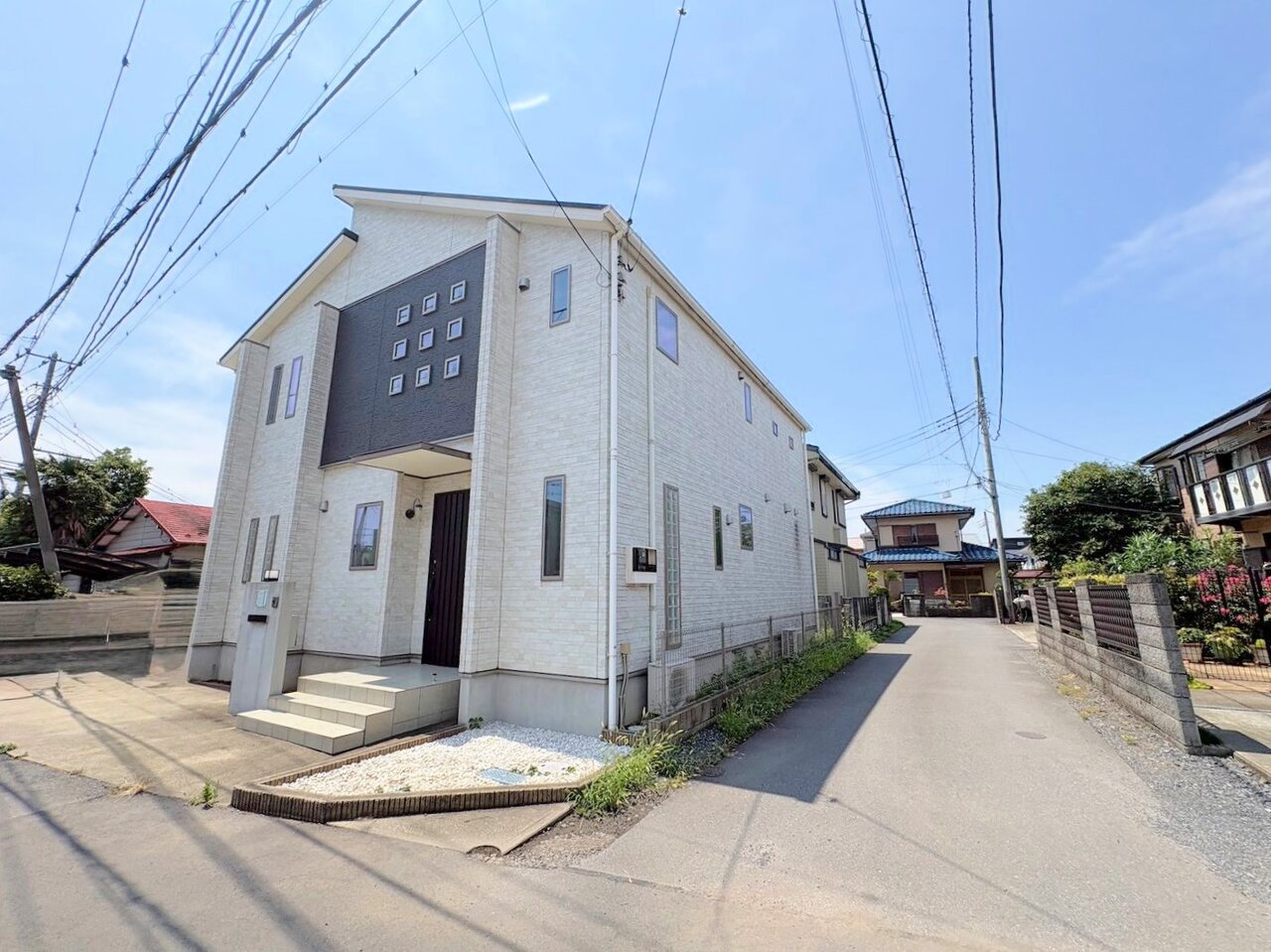 太陽光発電システム搭載のオール電化住宅。