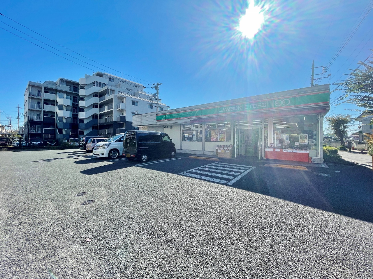 ローソンストア100蕨北町二丁目店まで約140m
