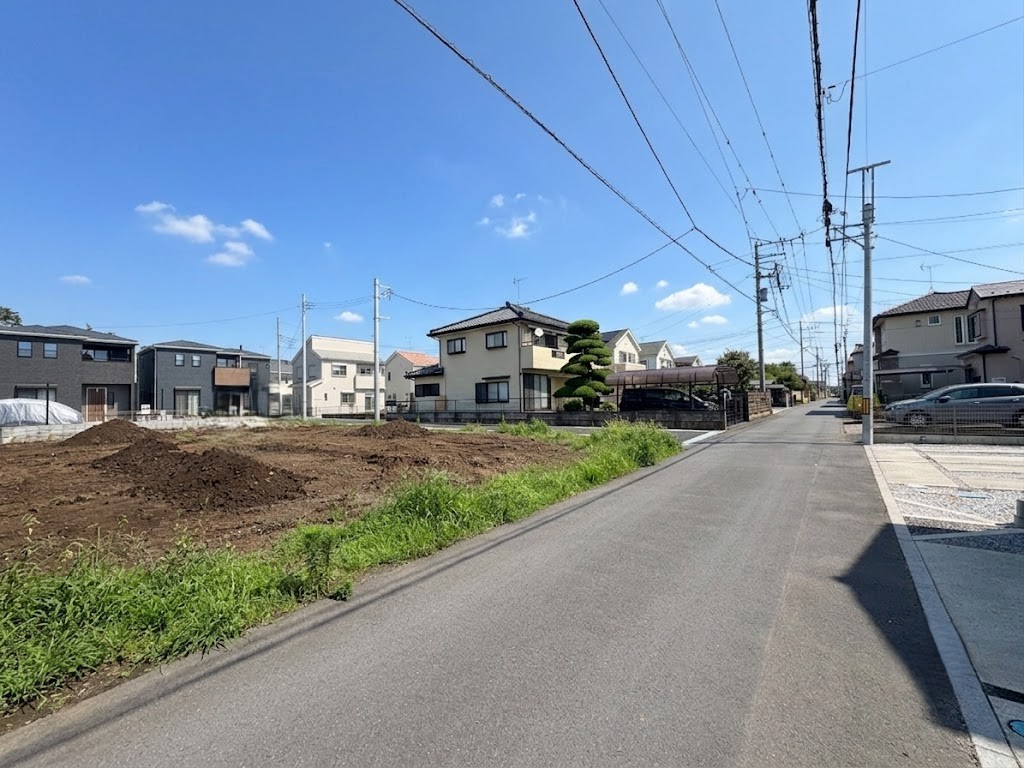 敷地が41坪と広いので駐車スペース2台分を確保できる間取りプラン。(令和8年9月 撮影)
