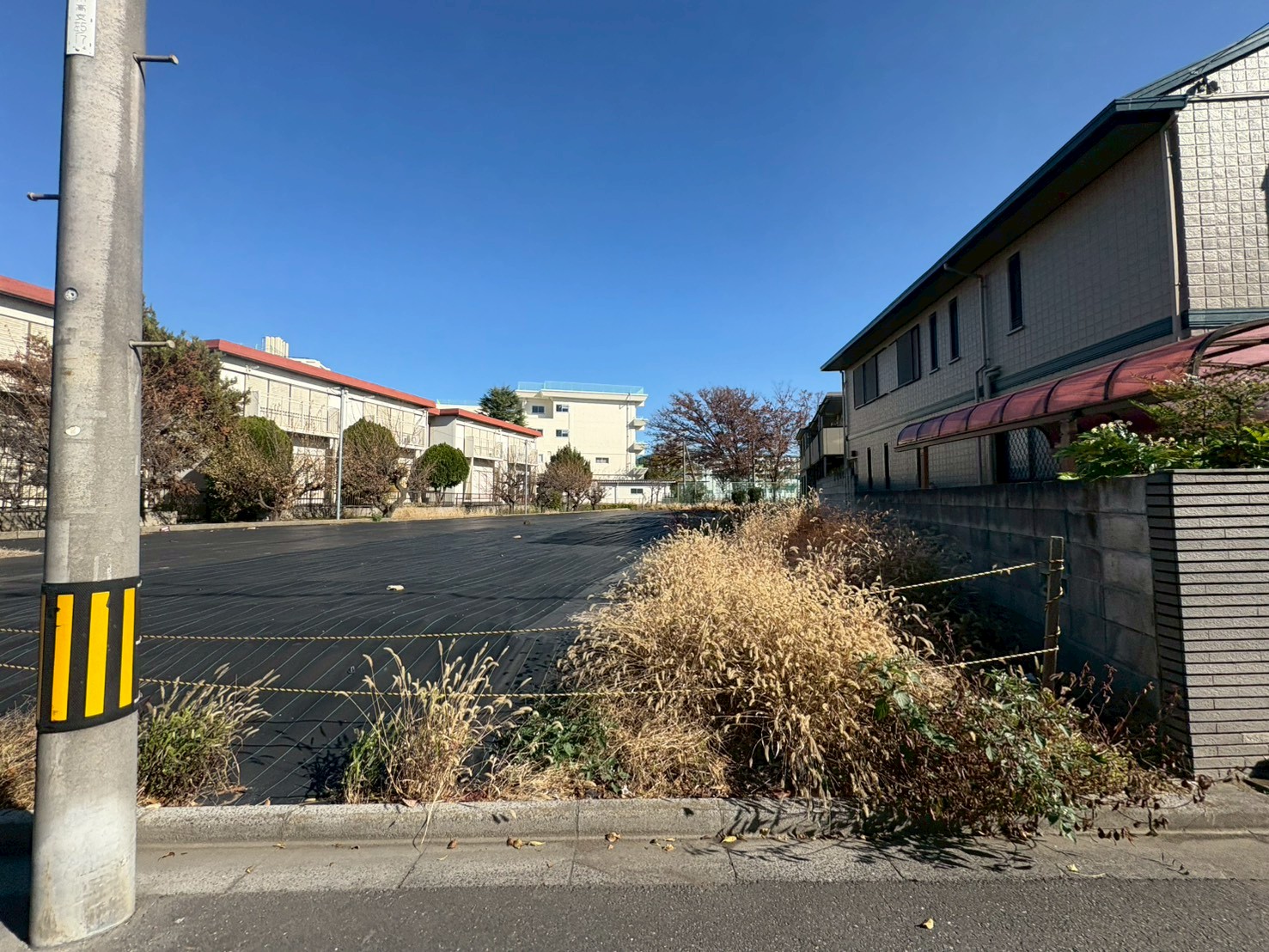 南側4mに面した整形地(令和7年11月 撮影)