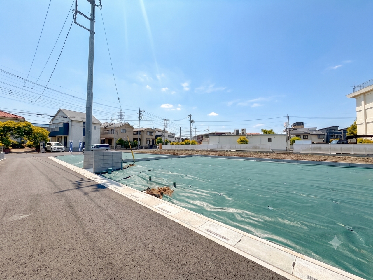 お好きなハウスメーカーで建築可能です。建築条件はございません。(令和8年6月 撮影)