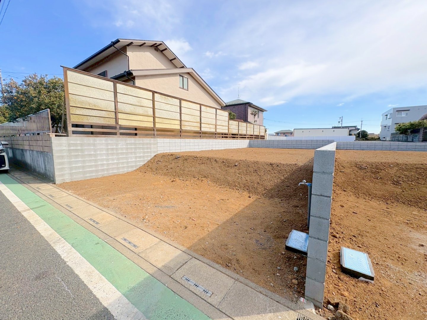 建築条件はございません。お好きなハウスメーカーで建築可能です。(令和8年1月 撮影)