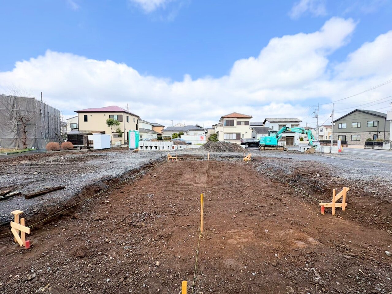 お好きなハウスメーカーで建築可能です。