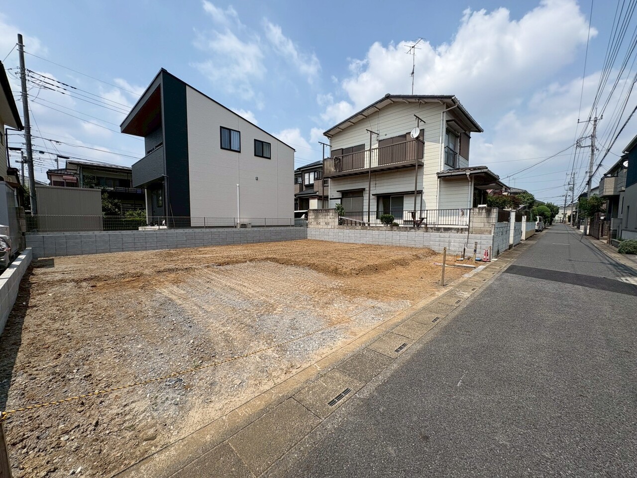 閑静な住宅街の整形地。この場所から、さまざまな思い出が生まれます。