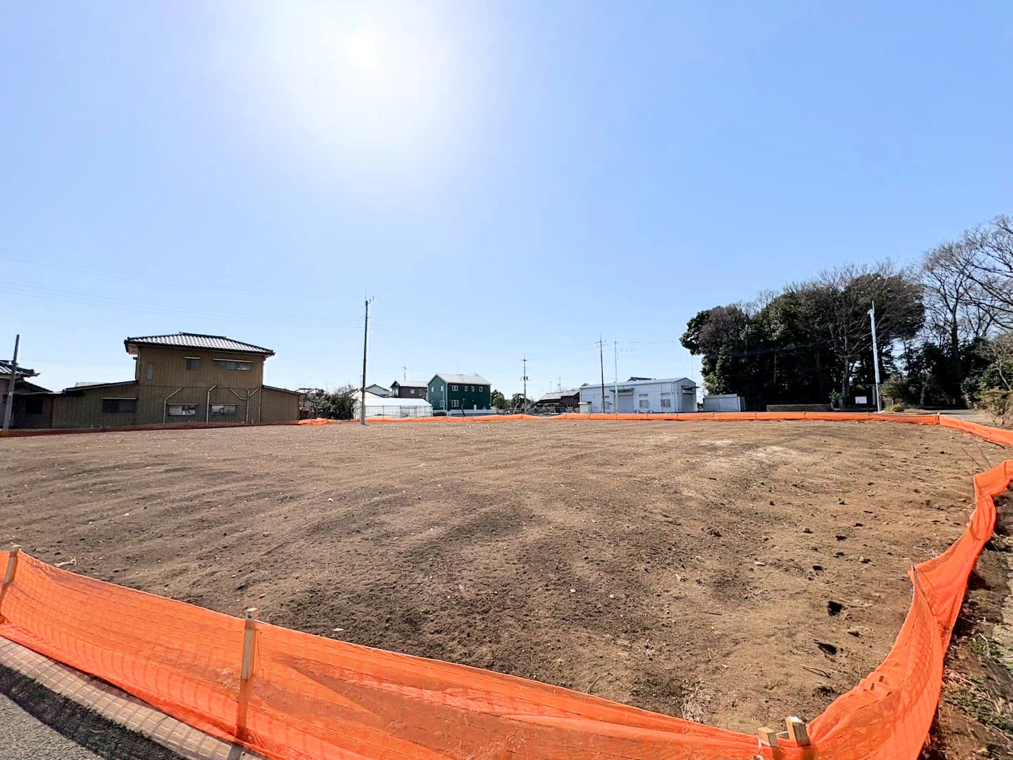 ゆとりの敷地50.1坪。お好きなハウスメーカーで建築できます。