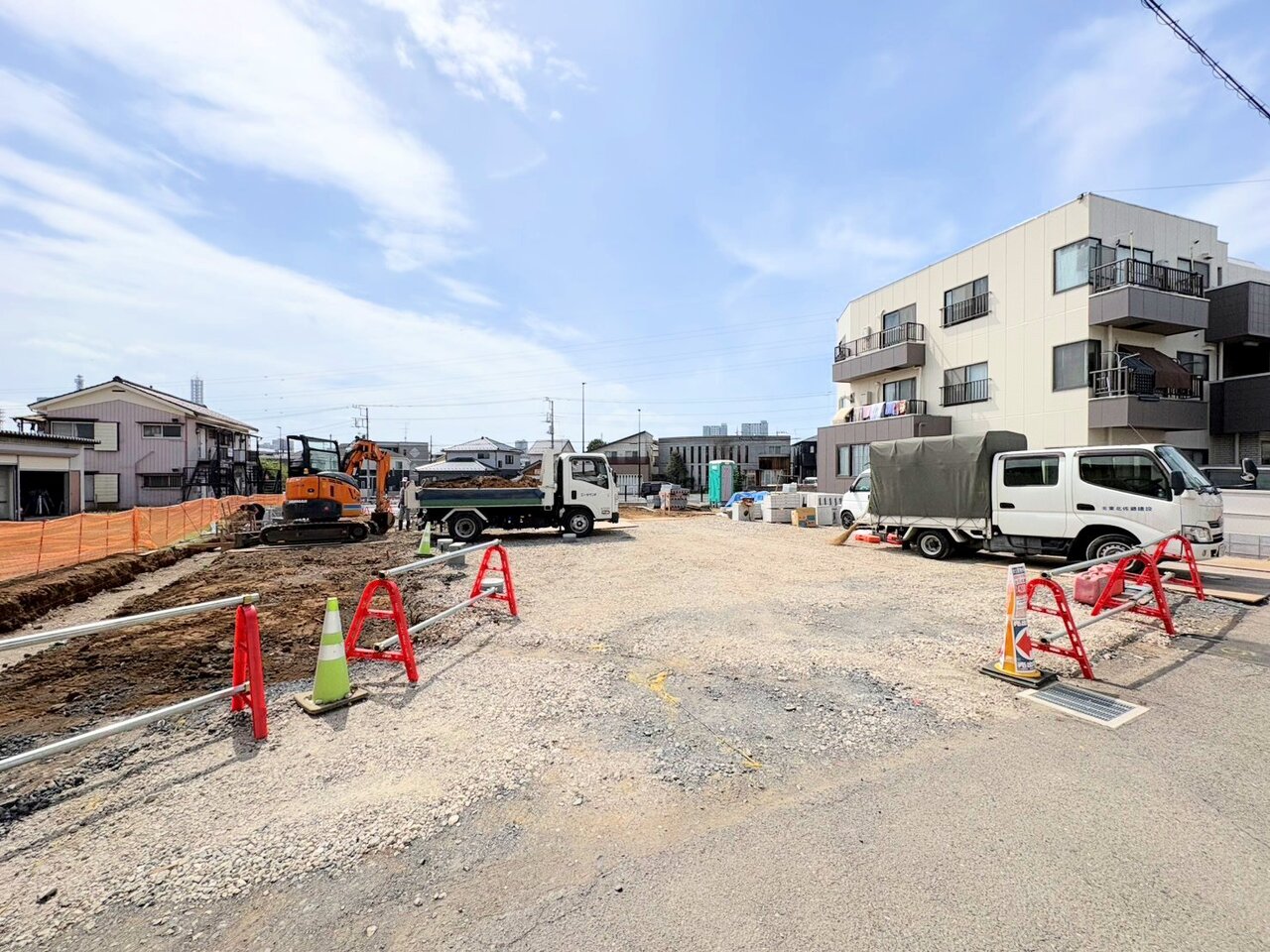 敷地面積は30坪以上、建築条件付きの売地です。(令和8年4月 撮影)