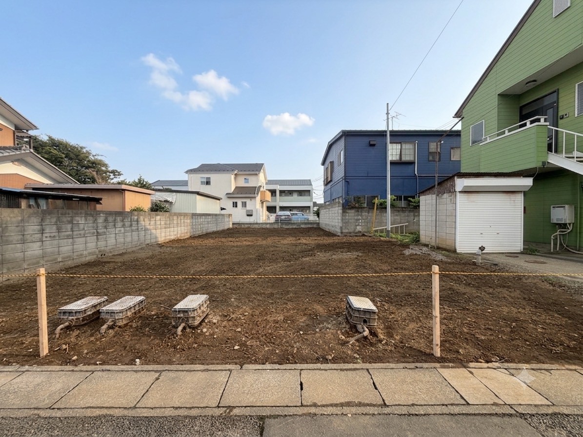 土地面積は広々66坪以上、お好きなハウスメーカーで建築可。(令和8年7月撮影)