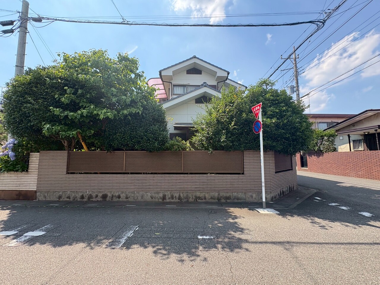 ゆとりの敷地53坪超の整形地。(令和8年6月 撮影)