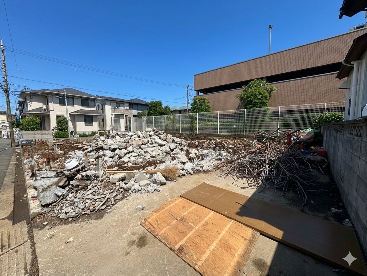 北上尾駅から徒歩７分、スーパー、コンビニ、ドラッグストアまで約450m以内の立地。(令和8年6月 撮影)