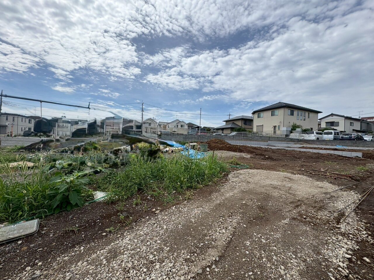 ゆとりの敷地39坪。建築条件はございません。