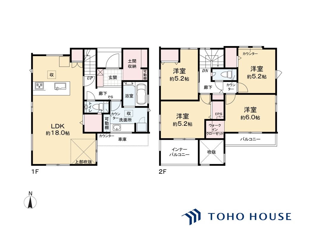参考プラン間取り