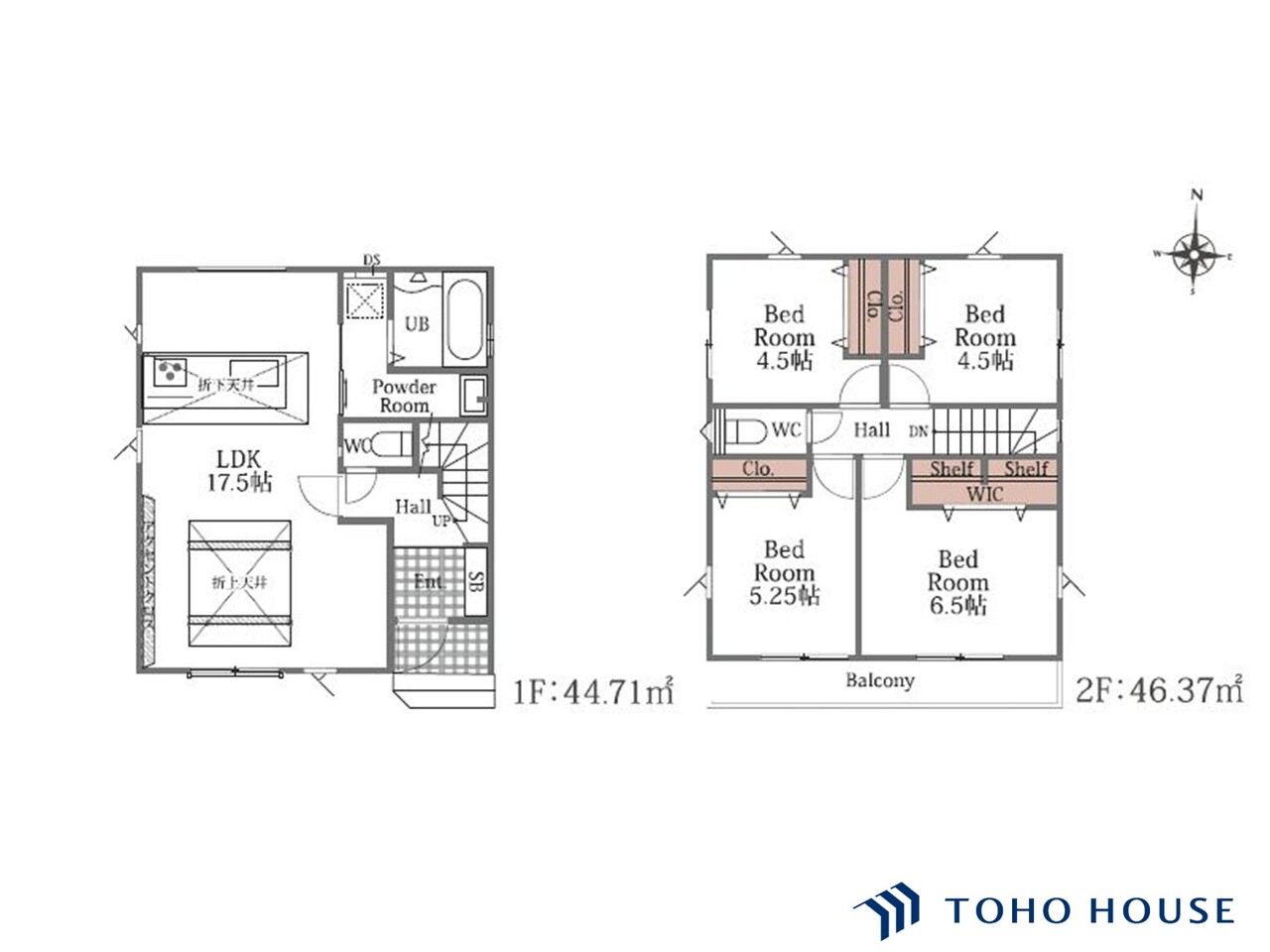 参考プラン間取り