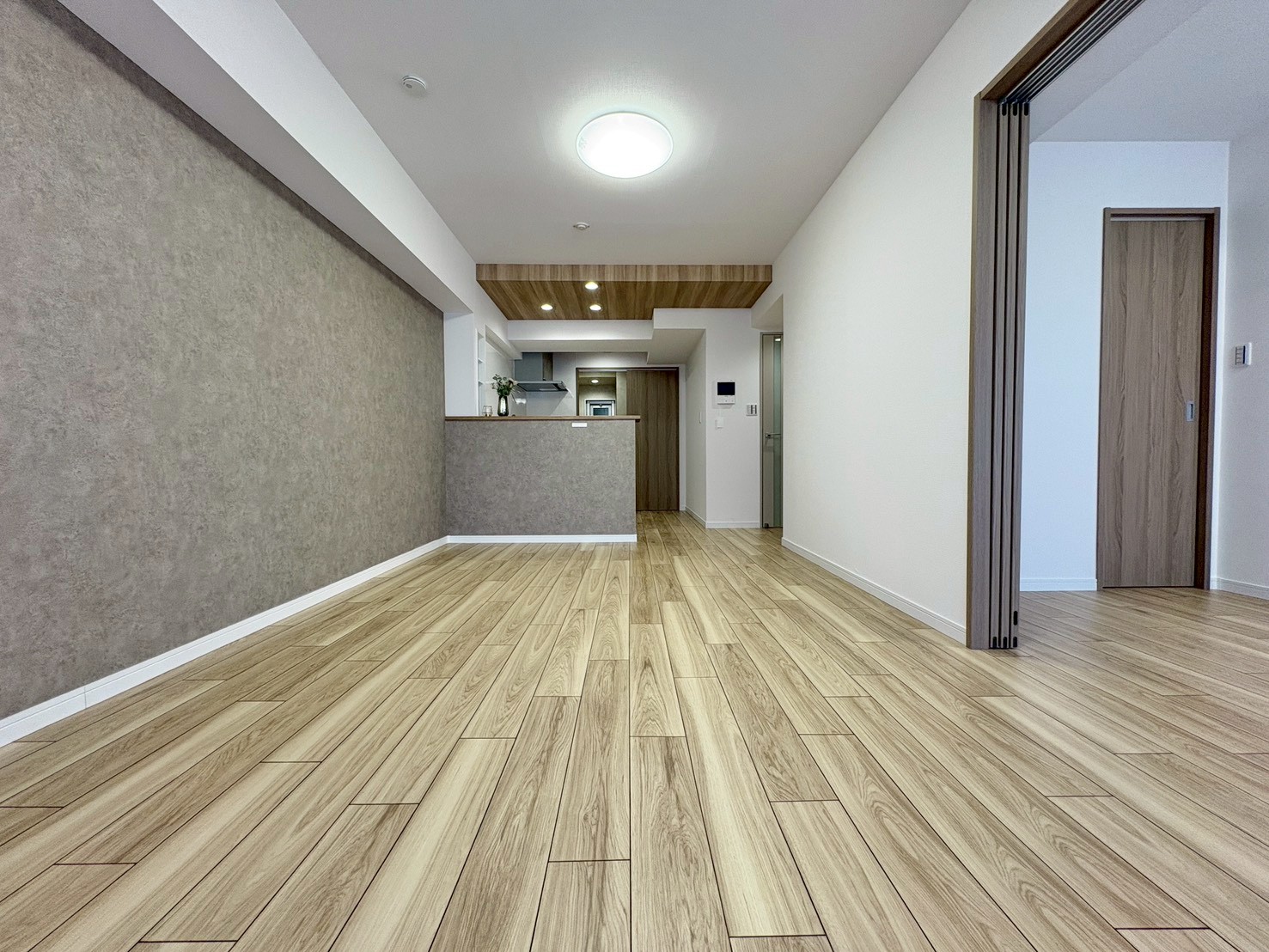 アクセントクロスが上質な空間を演出します。