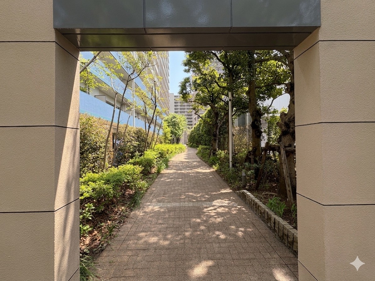 総戸数955戸のビッグコミュニティならではのゆとりある敷地設計。