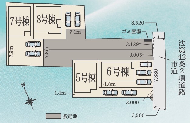 区画図のスライド画像