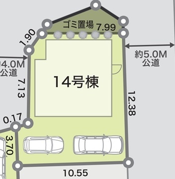 14号棟　区画図面