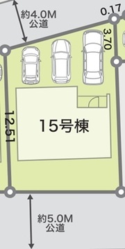 15号棟　区画図面