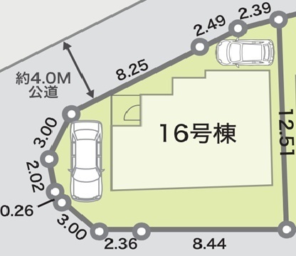 16号棟　区画図面